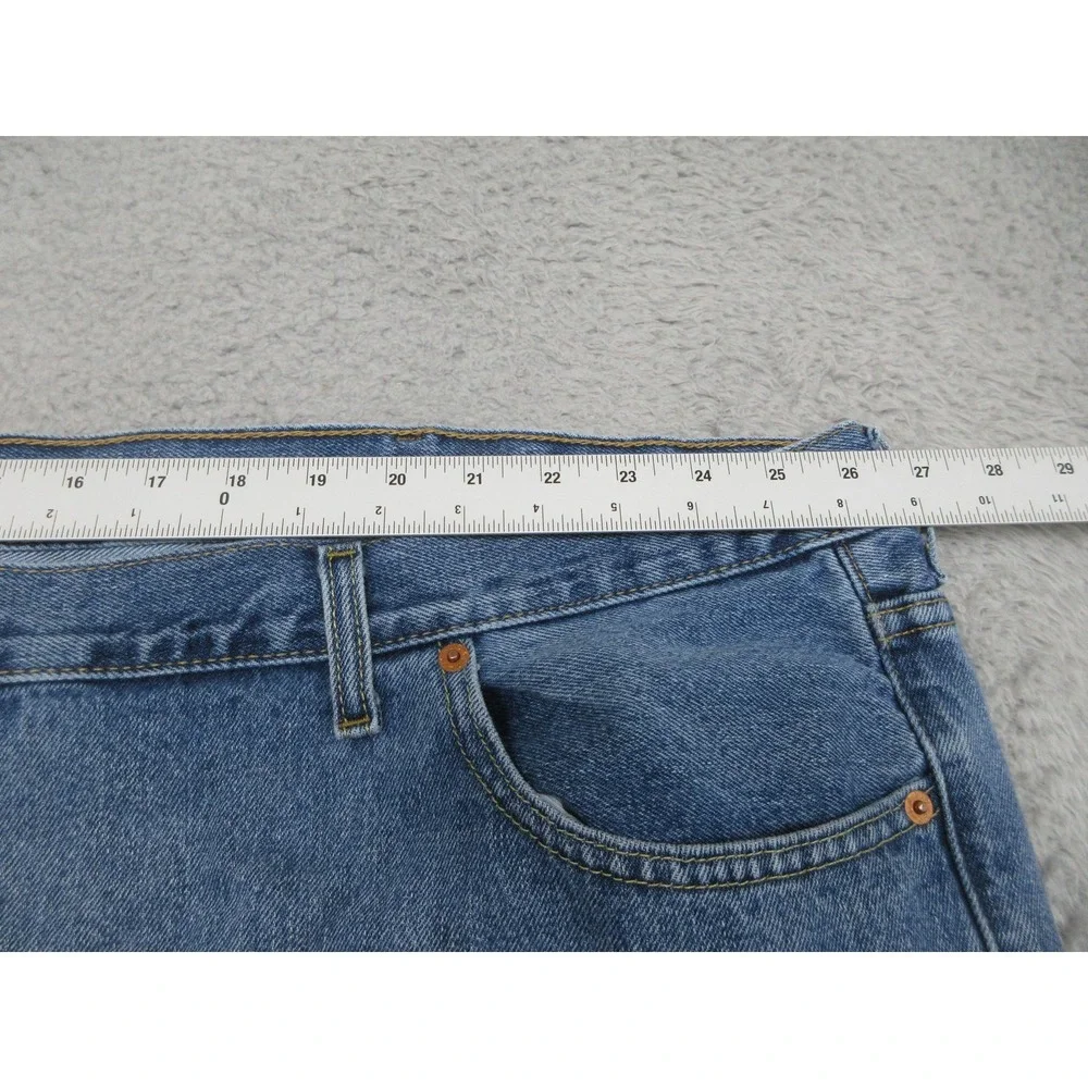 Levis 550 Jeans Mens 54x30 Blue Medium Wash Denim Relaxed Tapered Big & Tall‎